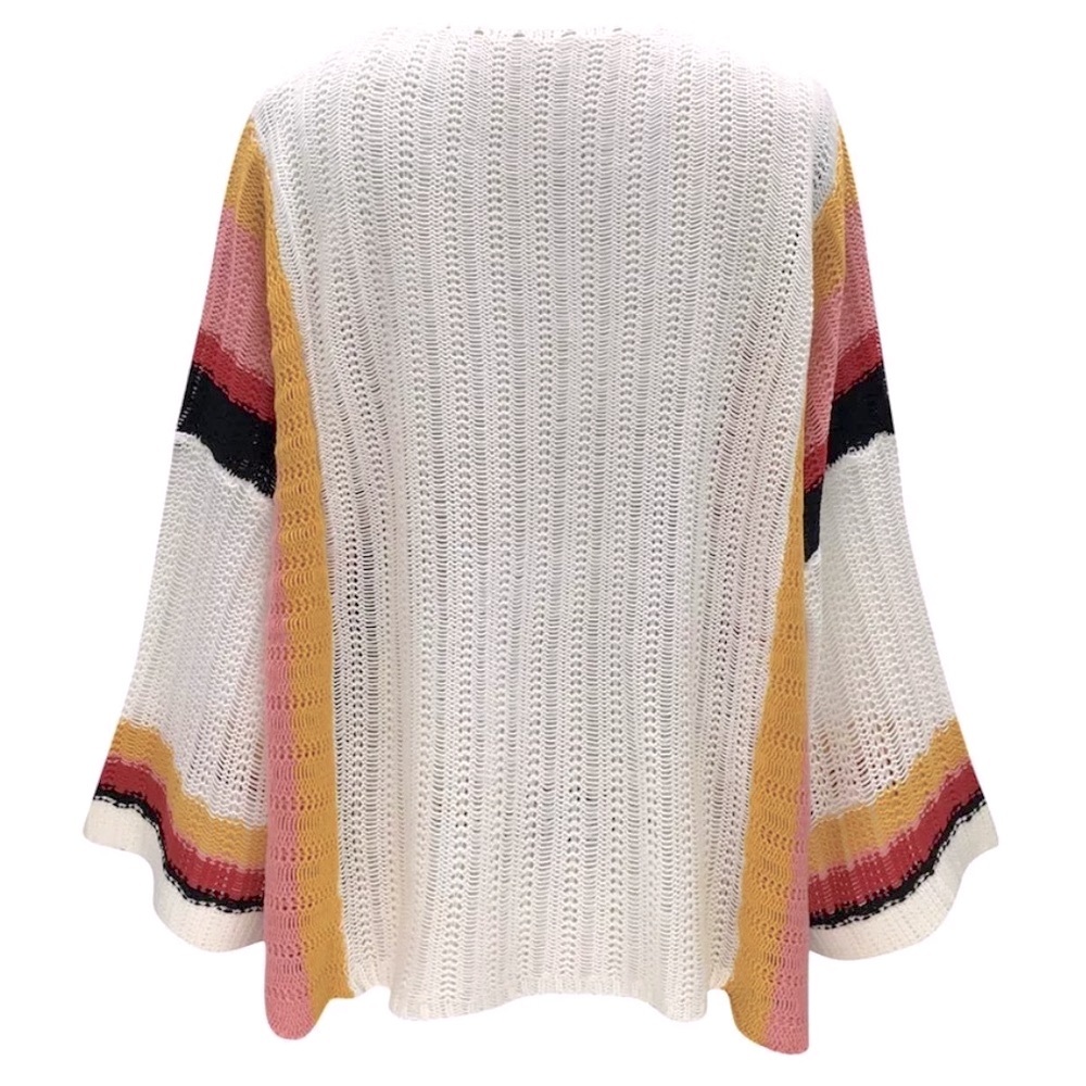 Bailey Oversized Striped Boxy Knit Sweater - Picture 5 of 8